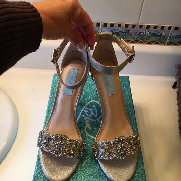 Betsey Johnson Shoes - Betsy Johnson Jeweled Heels